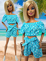 Одяг для ляльок Барбі Barbie - блузка і шорти
