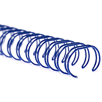 Пружины для переплета металлические wireMARK ELITE 7.9 мм, 3:1, синие 100 шт