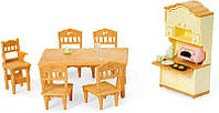 Sylvanian Families Calico Critters Столовая Dining Room