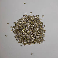 Стрази камінці колір золотистий d-2,5 (+ -) мм уп. \ 4гр. (+ -) купити біжутерію дешево оптом в інтернеті