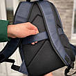 Чоловічий синій міський щоденний рюкзак Holiday blue, фото 6