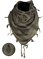 Арафатка шарф-шемаг тактическая Mil-Tec One size 110х110см Граната Олива, Черный HALSTUCH 110X110 (12609001)