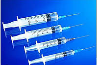 Шприц ін'єкційний 3-компонентний одноразовий стерильний +103 Luer Slip 10 мл, 21G (0.8×40 мм)