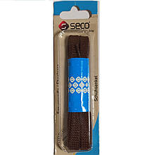 Шнурки для кросівок / плоскі / коричневі 60 см