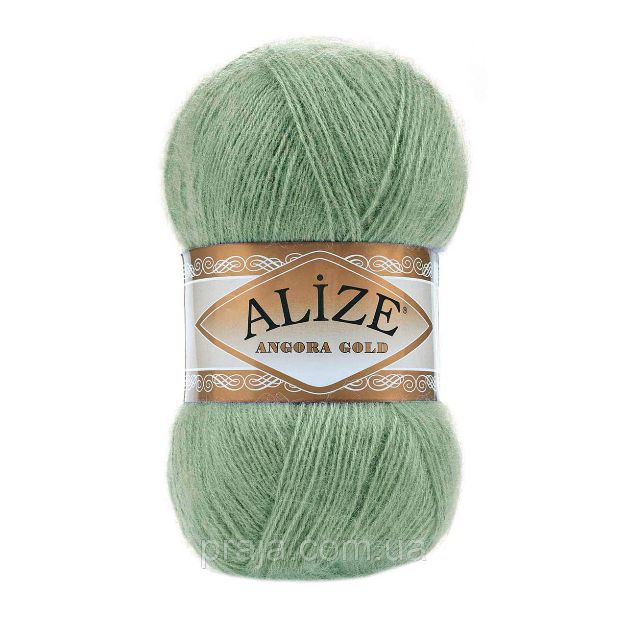 Alize Angora gold - 852 пастельно зелений