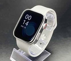 Розумний годинник Smart Watch 8 Т800 Pro Max смарт годинник з пульсометром крокоміром оксиметром білий, фото 2