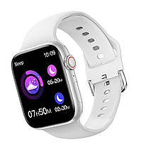 Розумний годинник Smart Watch 8 Т800 Pro Max смарт годинник з пульсометром крокоміром оксиметром білий, фото 3
