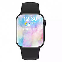 Розумний годинник Smart Watch 8 Т800 Pro Max смарт годинник з пульсометром крокоміром оксиметром чорний, фото 3