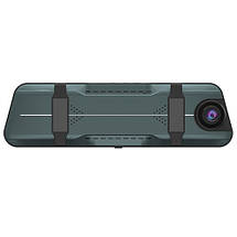 Автомобільний відеореєстратор дзеркало дисплей DVR L-1045 Авто двокамерний реєстратор у машину Full HD 1080p, фото 3