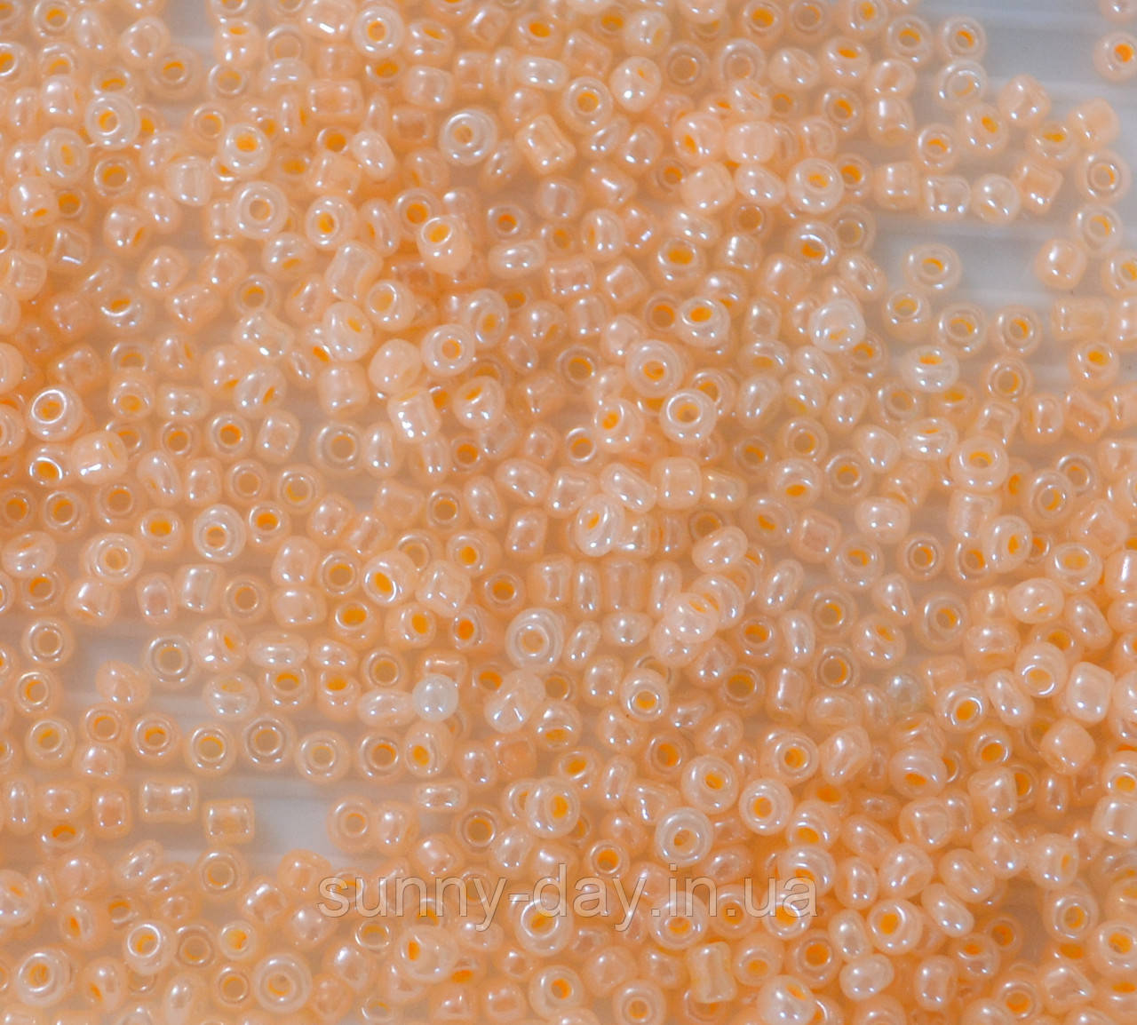 Бісер Karin колір - персиковий круглий, фото 1