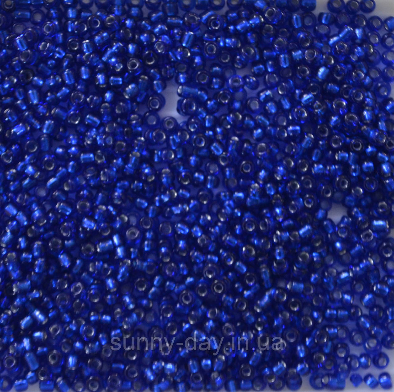 Бісер Karin колір - синій круглий, фото 1