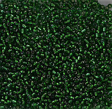 Бісер Karin колір - зелений круглий