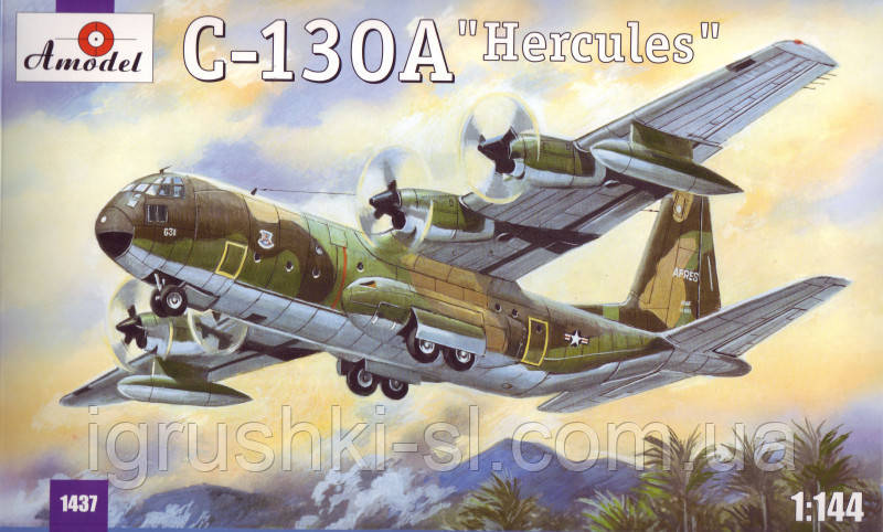 Збірна модель (1:144) Літак C-130A "Hercules"