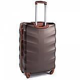 Чемодан дорожній Wings 402 великий 75х48х28см Стильна Валіза протиударна Сумка на 4х колесах ПОЛІКАРБОНАТ, фото 6
