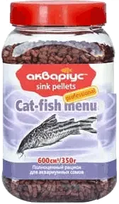 Аквариус Cat Fish Menu для сомів 350 г / 600 мл