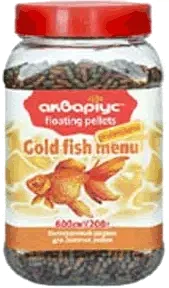 Аквариус Gold Fish Menu для золотих рибок 200 г / 600 мл