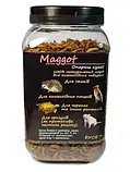 Буся Maggot (Опариш) для їжаків, птахів і гризунів 250 г/600 мл, фото 3