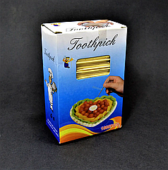 Зубочистки березові в індивідуальній оболонці 1000 шт