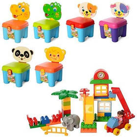 Конструктор Bambi 3166A Зоопарк (46 деталей)