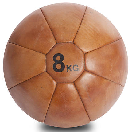 М'яч медичний медбол VINTAGE Medicine Ball 8кг, фото 2