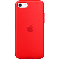 Защитный чехол на Iphone 7 красный Silicone Case Full Protective (AA)