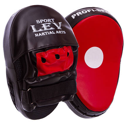 Лапа Вигнута для боксу та єдиноборств LEV 25x18x7см 1шт кольору в асортименті, фото 2