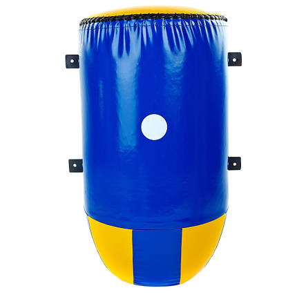 Маківара настінна конусна Тент LEV 40x50x22,5см 1шт синій-жовтий, фото 2