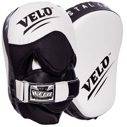 Лапа Вигнута для боксу та єдиноборств VELO 23x17x11см 2шт кольори в асортименті, фото 2