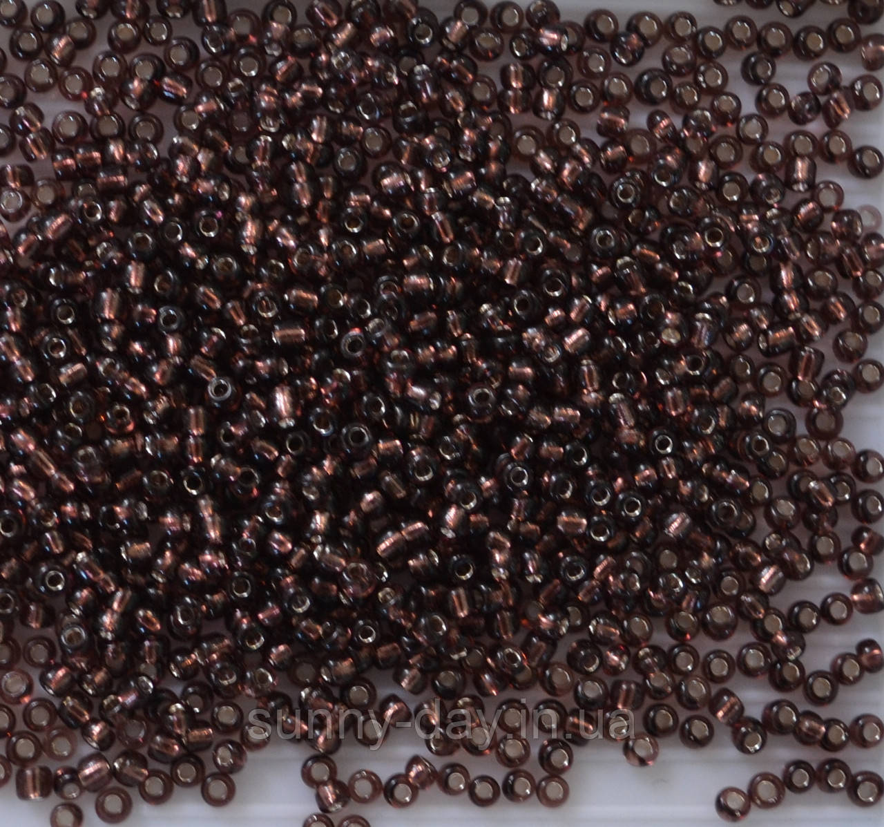 Бісер Karin колір - коричневий круглий, фото 1