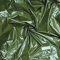 Ткань плащевка Монклер блестящая Зелёный