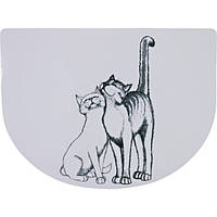 Trixie TX-24540 Килимок під миску Trixie Pussy Cat для котів, 40×30 см