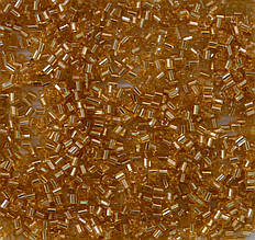 Бісер Karin колір - золотистий рубка