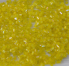 Бісер Karin колір - жовтий рубка