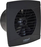 Вытяжной вентилятор CATA UC-10 TIMER BLACK (01202100) для кухни и ванной комнаты
