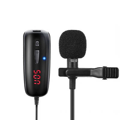 Бездротовий петличний мікрофон Andoer BM-01 4-pin для телефону | смартфона, до 50 метрів,