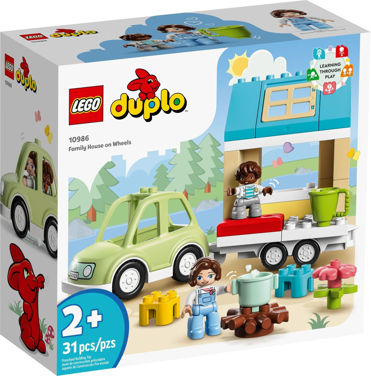 Конструктор Лего дупло Сімейний будинок на колесах Lego Duplo 10986