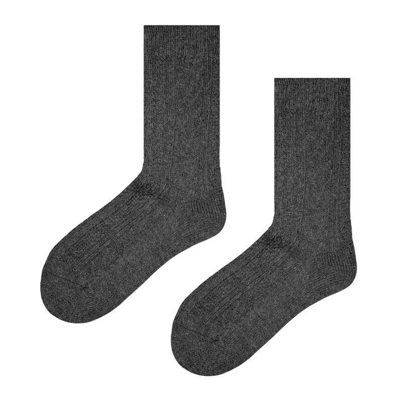 Високі зимові шкарпетки SOX темно-сірі з косами