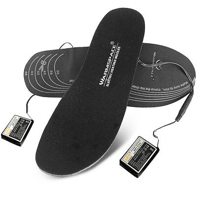 Електронні устілки для взуття з підігрівом uWarm SE220L, з акумулятором 2000mAh, до 4-х годин, розмір 36-44