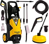 Мийка високого тиску 2.4 кВт Riwall RS 350/180 BRASS 180 бар (Польща) + 1л Піна в подарунок, фото 2