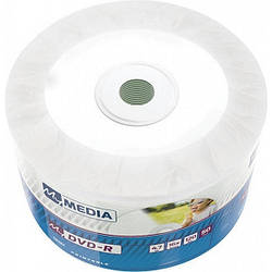 Диск DVD-R 4.7GB  16x   50рсs  MyMedia Wrap Printable (код 125307)