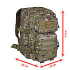 🔥 Тактический рюкзак, военный "Mil-Tec - US Assault Pack II Large" (Multicam) 36 литров, мультикам, EDC, фото 3