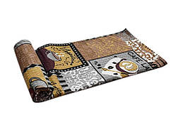 Рушник кухонний вафельний 36*72 великий Кава Узбекистан арт.коф72 ТМ ПЛАТКИ-ОПТ