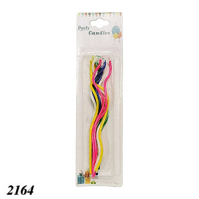 Свічка тортова Спіраль 10 шт