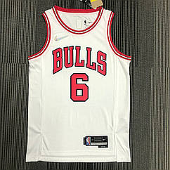 Біла чоловіча майка джерсі Карузо 6 Чикаго Буллс Nike Caruso Chicago Bulls 2021-2021 Icon Edition