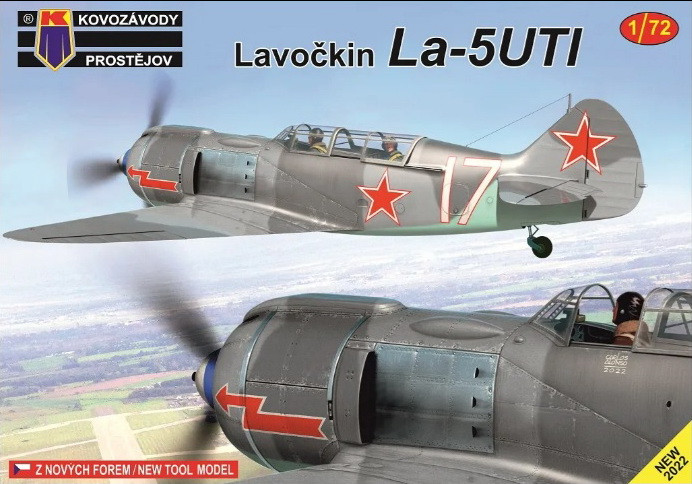 Пластикова модель 1/72 Kovozavody Prostejov 0362 радянський учбовий винищувач Ла-5УТІ