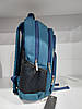 Шкільний рюкзак ортопедичний для дівчинки підлітковий на два відділи 5-11 клас бірюзовий Dolly 550, фото 9