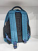 Шкільний рюкзак ортопедичний для дівчинки підлітковий на два відділи 5-11 клас бірюзовий Dolly 550, фото 8