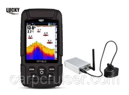 бездротові ехолоти Lucky FF718-LiC-WL для встановлення на коропові кораблики, з дальністю сигналу до 600 м бездротові ехолоти Lucky FF718-LiC-WL для встановлення на коропові кораблики, з дальністю сигналу до 600 м