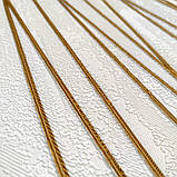 Стильна самоклейна 3D-панель Золоті лінії 700x700x5мм (440), фото 2