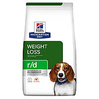 Лечебный сухой корм для собак Hills Prescription Diet Canine r/d для снижения избыточного веса 1.5 кг